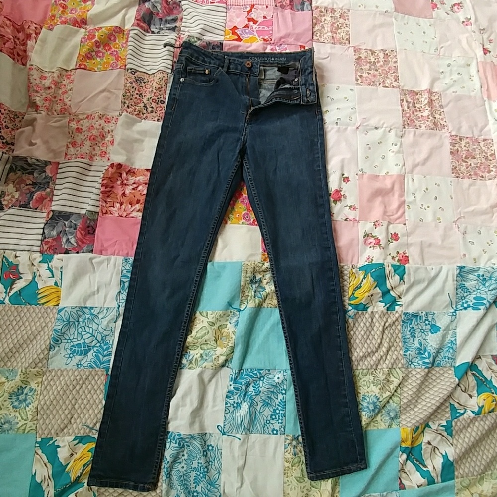 Conscious & Denim highwaist skinny jeans